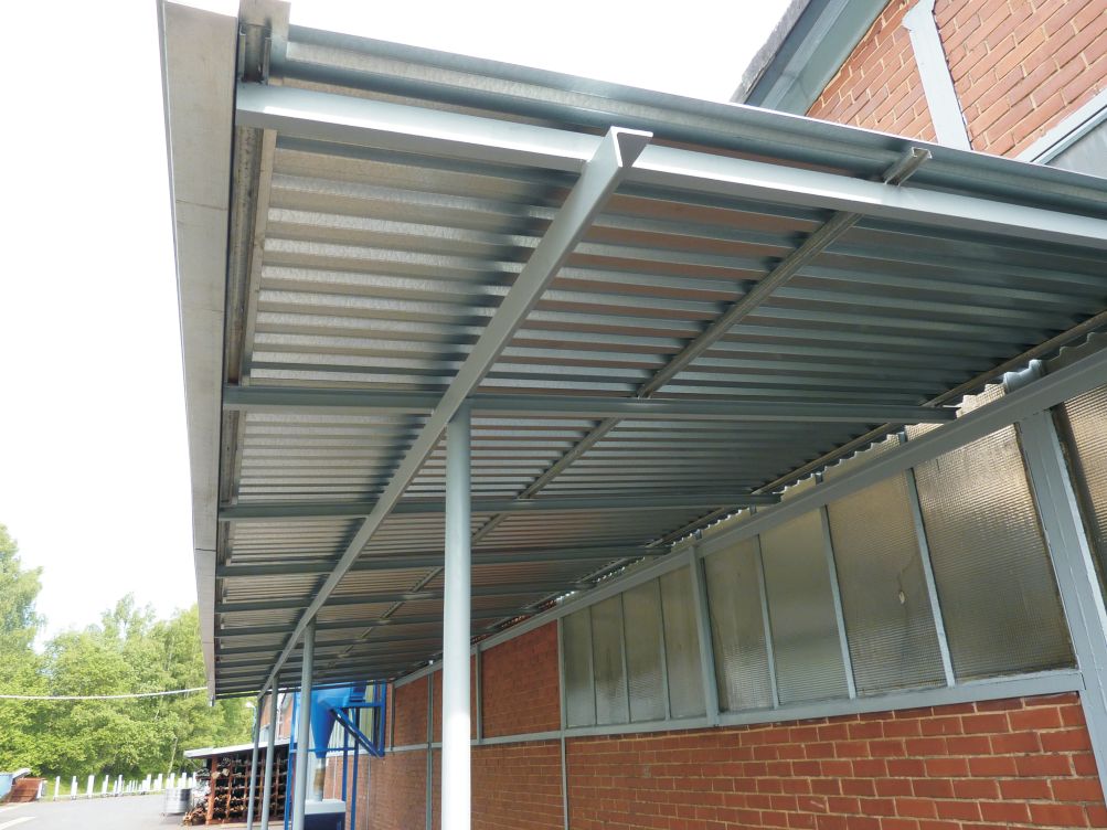 Example applications for MSL trapezoidal sheeting
